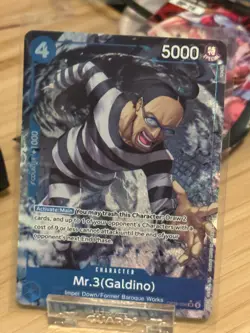 Mr.3 (Galdino) ALT SR (OP16-056) | OP16 - The Time of Battle | ENGLISH ALT ART - Image 1