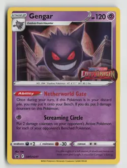 Pokemon - Gengar - (Prerelease) - SWSH241 Sword & Shield Promo Cards - NM - Image 1