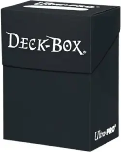Ultra Pro 80+ Card Deck Box - Black 74427814533 - Image 1