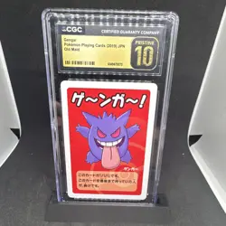 Pokemon Gengar Old Maid CGC Pristine 10 Pokemon Playing Cards 2019 Japanese - Image 1