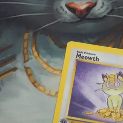 Meowth 1st Edition 56/64 Pokemon Jungle Played Single Card WOTC 1999 TCG - Image 5