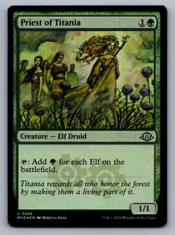 Priest of Titania FOIL - Modern Horizons 3 - MTG - Image 1