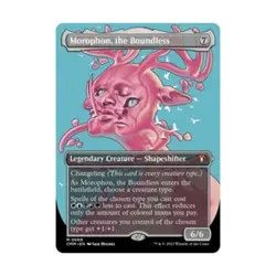 WotC Commander Masters Morophon Boundless (Borderless) (MR) (Foil) NM - Image 1