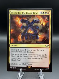 Wizards of the Coast Blood for the Blood God! Rare Regular English #108/168 - Image 1