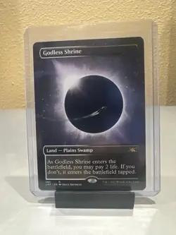 MTG Magic the Gathering Godless Shrine (282/689) Unfinity NM - Image 1