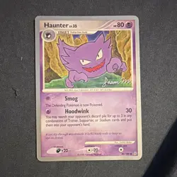 Haunter 80 HP 40/100 Pokemon TCG World Championships 2009 Signed Jason M. - Image 1