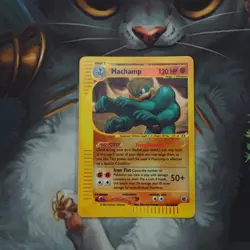 Machamp Reverse Holo 16/165 Pokemon Expedition Played Single Card Video TCG - Image 1