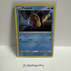 Psyduck 7/18 | Detective Pikachu Common Holo Pokemon Card TCG | LP - Image 1