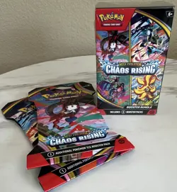 Pokemon TCG Mega Evolution Chaos Rising Booster Bundle 6 Packs EN. 2 bonus - Image 1