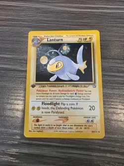 NM / MINT! Lanturn 38/111 – Neo Genesis (1st Edition) WOTC 2000 Pokemon TCG - Image 1