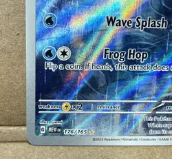 2023 Scarlet & Violet - 151 Poliwhirl 176/165 Illustration Rare Holo - Image 5
