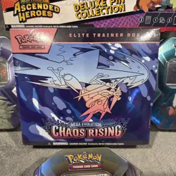 Pokemon Ascended Heroes Deluxe Pin Edition /Chaos Rising ETB/Triple Whammy Tins - Image 3
