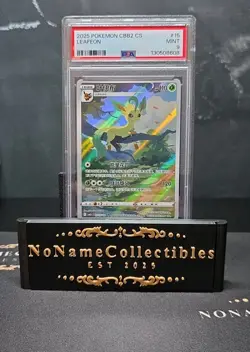 2025 POKEMON CBB2 CS LEAFEON #07 15/15 PSA 9 - Image 1