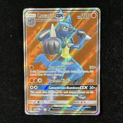 The Pokemon Company Lucario GX 122/131 Forbidden Light Full Art Holo UR EN - Image 1