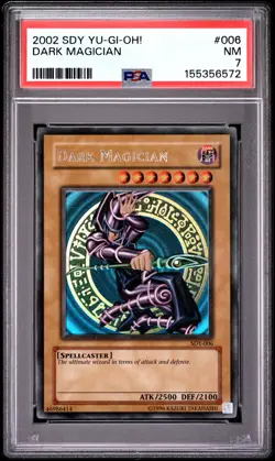 Dark Magician SDY-006 Ultra Rare Unlimited Yugioh PSA 7 *572 - Image 1