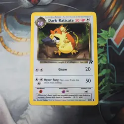 Dark Raticate 51/82 Pokemon Team Rocket Played Single Card WOTC Unlimited - Image 1