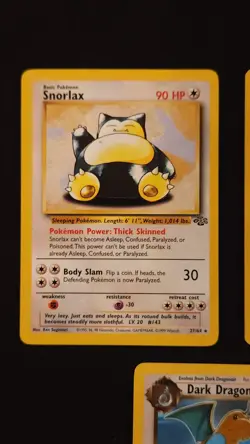 WOTC Pokemon Rare Lot Of 3 Dragonite Dark Dragonite Snorlax - Image 2