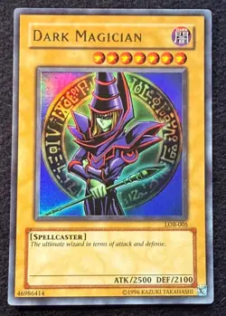 Dark Magician LOB-005 The Legend of Blue Eyes White Dragon Unlimited - Image 1