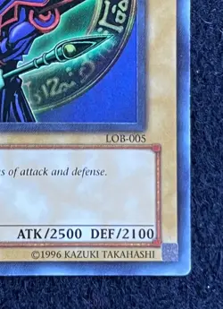 Dark Magician LOB-005 The Legend of Blue Eyes White Dragon Unlimited - Image 5