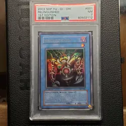 YUGIOH! PSA 7 NM North American English Relinquished SDP-001 1st Edition SDP - Image 1
