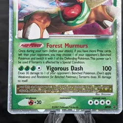 Pokemon TCG Torterra LV.X DP09 Holo DP Black Star Promo Rare Card MP 🐢 - Image 2