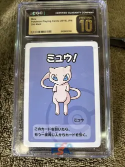 CGC 10 Mew Old Maid 2019 Pokemon Playing Card - Image 1