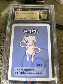 CGC 10 Mew Old Maid 2019 Pokemon Playing Card - Image 2