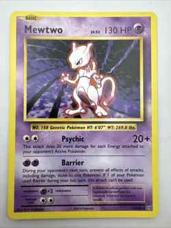 Pokemon Mewtwo TCG Evolutions x and Y Card 51/108 Regular Rare Non-Holo - Image 1