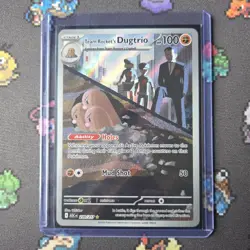 Team Rockets Dugtrio 239/217 Ascended Heroes Illustration Rare Pokemon Card - Image 1