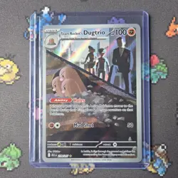 Team Rockets Dugtrio 239/217 Ascended Heroes Illustration Rare Pokemon Card - Image 4