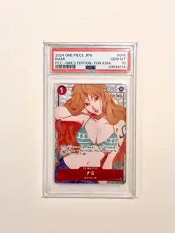 PSA 10 Nami Girls Edition Asia Exclusive One Piece Card Game Japanese GEM MINT # - Image 1