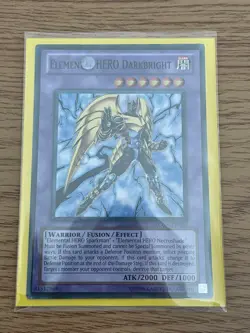 Yu-gi-oh Elemental Hero Darkbright LCGX-EN063 Super Rare Unlimited NM card - Image 3