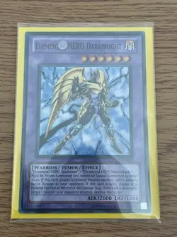Yu-gi-oh Elemental Hero Darkbright LCGX-EN063 Super Rare Unlimited NM card - Image 4