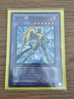 Yu-gi-oh Elemental Hero Darkbright LCGX-EN063 Super Rare Unlimited NM card - Image 5