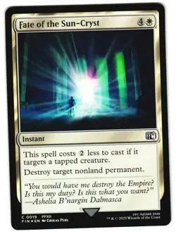 Fate of the Sun-Cryst Foil 19 C FINAL FANTASY MTG - Image 1