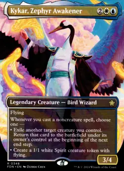 Kykar, Zephyr Awakener (Borderless) – Foundations 348 FDN • R - Image 1