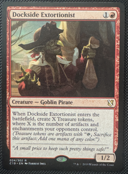 Dockside Extortionist 024/302 R Magic The Gathering Commander 2019 NM - Image 1