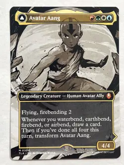 MTG - Avatar Aang (Borderless) - Avatar: TLA - Mythic - NM - Magic the Gathering - Image 1