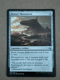Bontu's Monument - Amonkhet: #225, Magic: The Gathering Legendary Artifact - Image 1