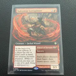 Naktamun Lorespinner | Extended Art | Secrets of Strixhaven | MTG - Image 1