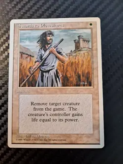 Wizards of the Coast Magic: The Gathering Swords to Plowshares 4th Ed 302 - Image 1