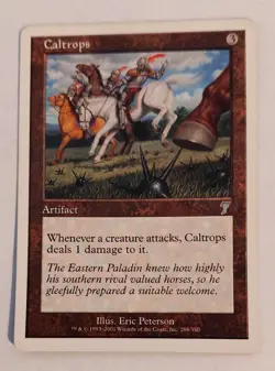 1x Caltrops x1 * 7th Edition MTG NM Near Mint - Image 1