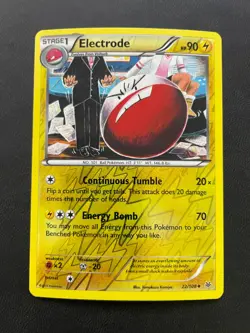 Electrode 22/108 Reverse Holo Pokemon XY Roaring Skies NM - Image 1