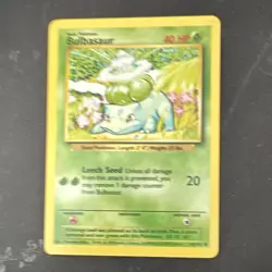 Wizards of the Coast Bulbasaur Base Set 44/102 Common Eng Unlimited 40 HP 1999 - Image 1