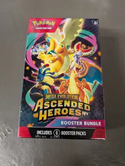 152.1g Pokemon Ascended Heroes Booster Bundle Brand New Sealed Heavy Box 6 Packs - Image 3