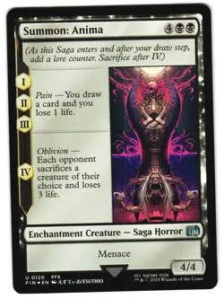 Summon: Anima Foil 120 U FINAL FANTASY MTG - Image 1