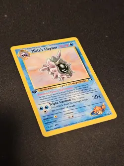 Pokemon TCG Misty's Cloyster 29 Gym Heroes 1st Ed Mint / Near Mint - Image 2