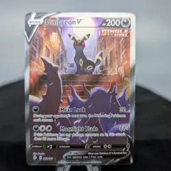Pokemon Umbreon V Alternate Full Art TCG Evolving Skies SWSH 189/203 TCG NM - Image 1