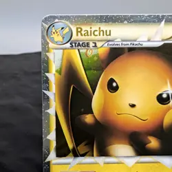 Pokemon TCG Raichu Prime 83/90 Undaunted Ultra Rare Holo LP with Corner Crease - Image 3