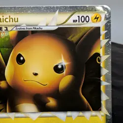 Pokemon TCG Raichu Prime 83/90 Undaunted Ultra Rare Holo LP with Corner Crease - Image 4